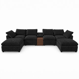 Modular Cloud Couch With Storage Console