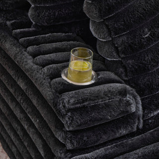 Oversized Chaise Lounge Chair Indoor With Pillows For Living Room