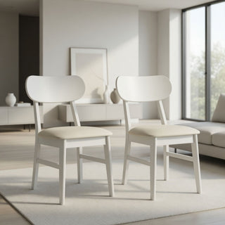 Dining Chairs (Set of 2) - White