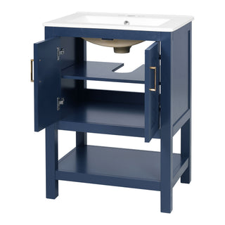 Modern Bathroom Vanity With Elegant Twill Design