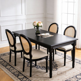 French Country Dining Chairs With Round Back (Set of 2)