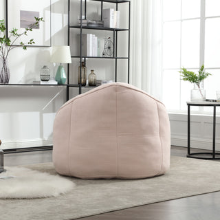 Bedding Bean Bag Sofa Chair High Pressure Foam With Footrest