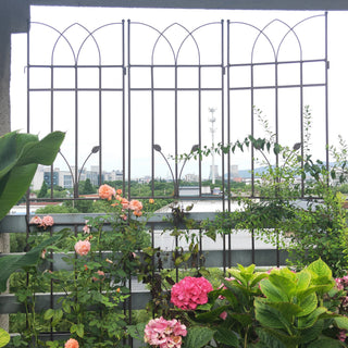 Metal Garden Trellis Rustproof For Climbing Plants Outdoor Flower Support