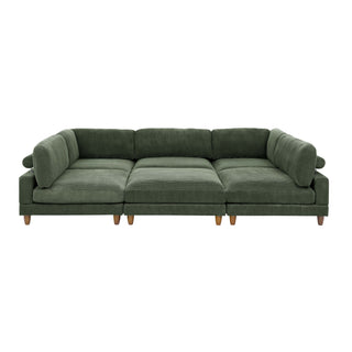 Modern Modular Sectional With Adjustable Back Support
