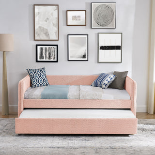 Upholstered Daybed With Pop Up Trundle
