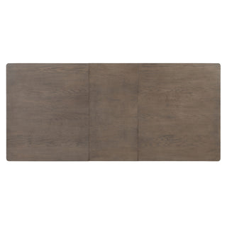 Rectangular Extendable Dining Table Set With 6 Upholstered Chairs
