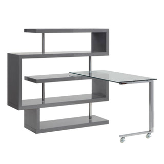 Buck II - Writing Desk With Bookshelf