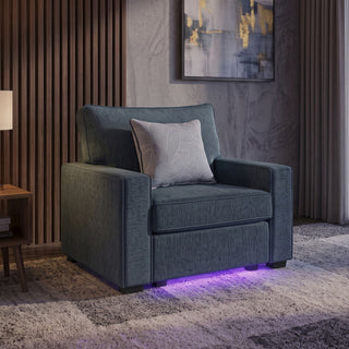 Rita - Accent Chair With LED Underlighting