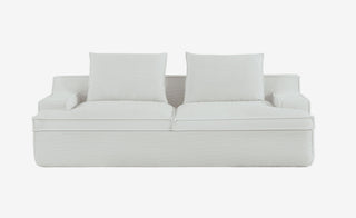 Nimbus - Oversized Full Foam 4 Seater Couch For Living Room Upholstered In Soft, Wide Armrests