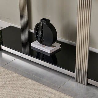 Console Table With Double Tier Storage