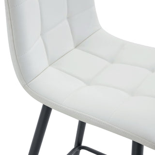 Bar Chair Set Comfortable With Metal Legs And Ergonomic Design