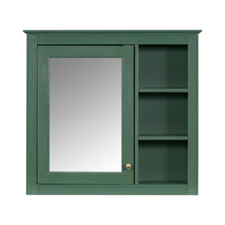 Wall Mounted Medicine Cabinet With Mirror And 3 Open Shelves