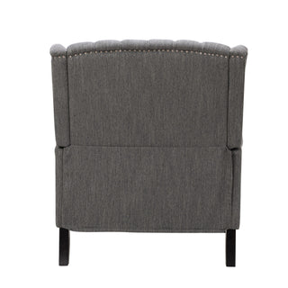 Dunham - Contemporary Fabric Tufted Oversized Pushback Recliner
