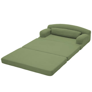 2 Seater Sofa Bed, Compact Foldable Floor Couch
