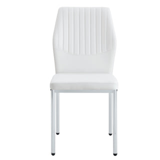 Luxury Simple High Resilience Dining Chair With Metal Legs