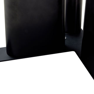 Round Dining Table With Cross Base, Modern Home Furniture