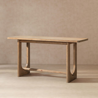 Turnkey - Trestle Console Table - Antique Brown