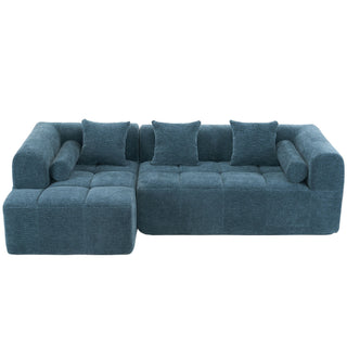 Sectional Free Combined Sofa With 2 Side Pockets