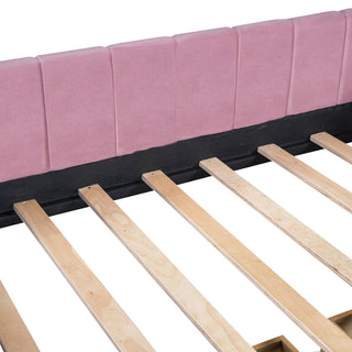 Upholstered Daybed With Ergonomic Design Backrest