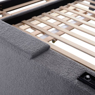 Upholstered Daybed With Storage Armrests, Trundle And Latest Integrated tooth Audio System