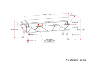Jager - Lift Top Coffee Table Handcrafted