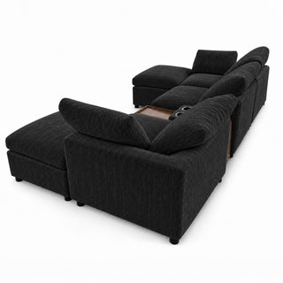 Modular Cloud Couch With Storage Console