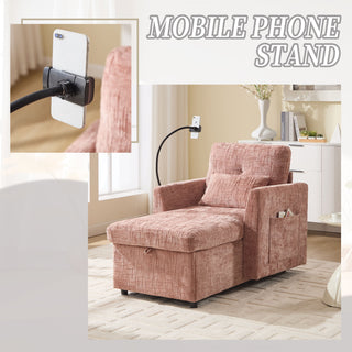 Multifunctional Recliner Sofa With Storage And Phone Bracket