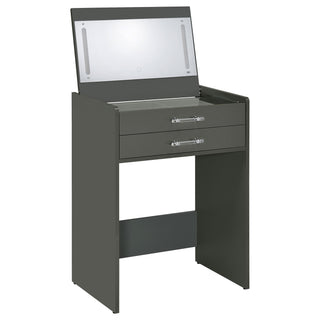 Ayuba - 3 Drawer Makeup Vanity Table With Mirror And Stool