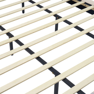 Chunky - California King Bed Frame - Beige