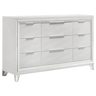 Modern Bedroom Set With LED Lighting