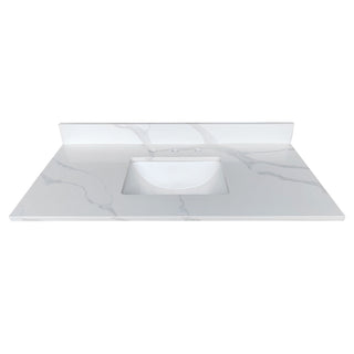 Bathroom Vanity Top With Undermount Sink, 3 Pre Drilled Holes
