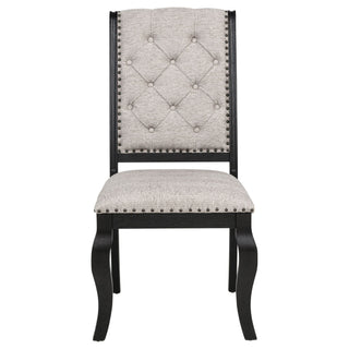 Kinzler - Side Chairs (Set of 2) - Tan / Black