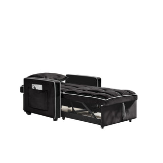 Modern 3 In 1 Sofa Bed Chair, Adjustable Recliner