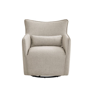 Ayla - Swivel Accent Chair With Matching Lumbar Pillow
