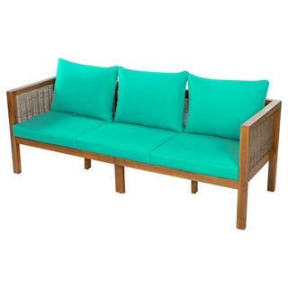 Patio Set Outdoor With Coffee Table And Cushions