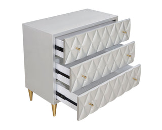 Anson - Console Cabinet - Silver / Champagne