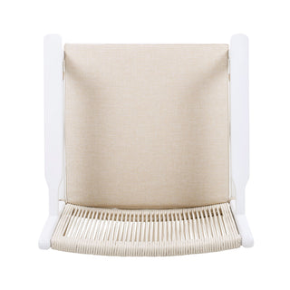 Outdoor Acacia Wood Patio Dining Armchair (Set of 2)