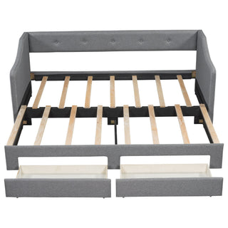 Upholstered Daybed With 2 Drawers
