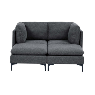 Upholstered Modular Sectional & Tall Legs