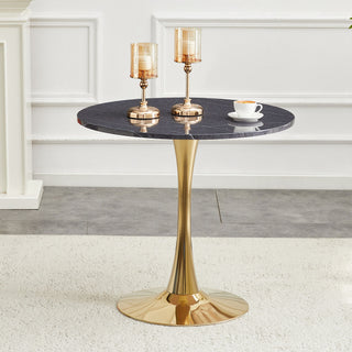 Round Dining Table With Thickened Top For Kitchen