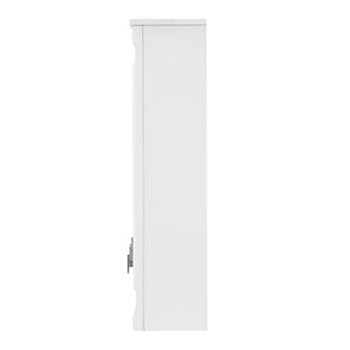 Wall Mounted Medicine Cabinet With Adjustable Shelf - White