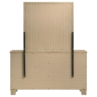 Sansome - 6 Drawer Dresser With Mirror - Oak