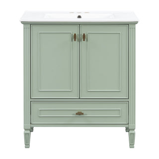 Freestanding Vanity With 1 Drawer & 2 Soft Close Doors With Door Mounted Storage