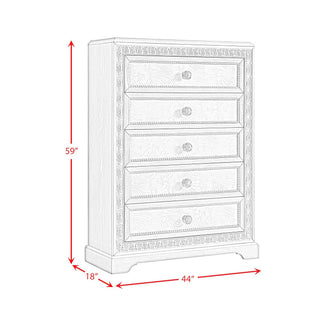 Romilly - Chest - White