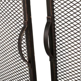 Samantha - Iron Fireplace Screen 2 Door Design