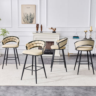 Bar Stools, Kitchen Island Counter Height Stools (Set of 2)