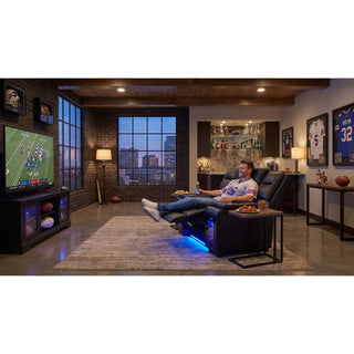 Sinai - Power Recliner With Dual Adjustment - Black