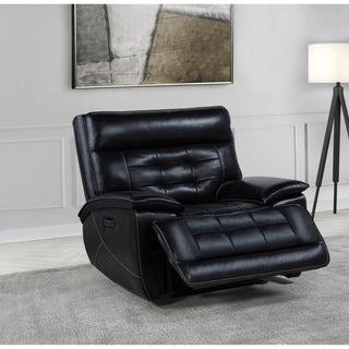 Hayden - Power Recliner With Dual Control, USB Charging Ports - Black