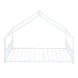 Metal House Bed