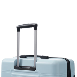 6 Piece Lightweight Hardshell Luggage Set With Double Spinner Wheels, Password Lock